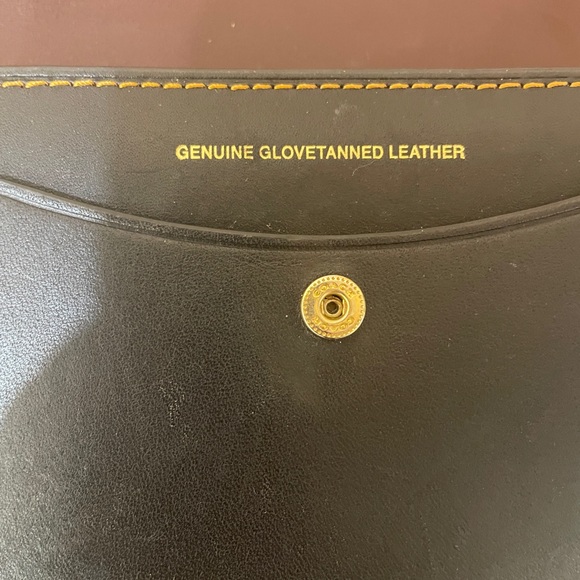 COACH Boutique 1941 Tea Rose Floral Applique Wristlet Clutch Pouch in Black - Picture 6 of 11